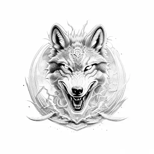 Half Dragon Halk Wolf