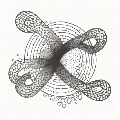 Create An Infinity Symbol Incorporating Elements Related To The Client's Occupation