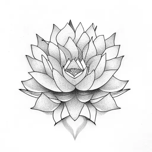 Lotus Flower Nestled Amongst Sunflowers In Color