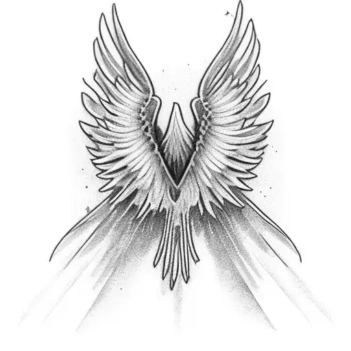 Your Wings Were Ready But My Heart Was Not Tattoo With A Cardinal Bird