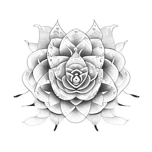 Snakes With Lotus Flowers And Thorns