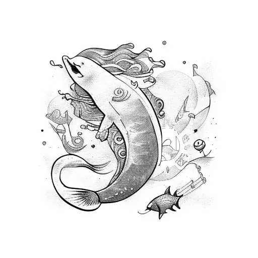 Mermaid Planet And Lighting