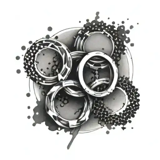 Broken 5 Olympic Rings