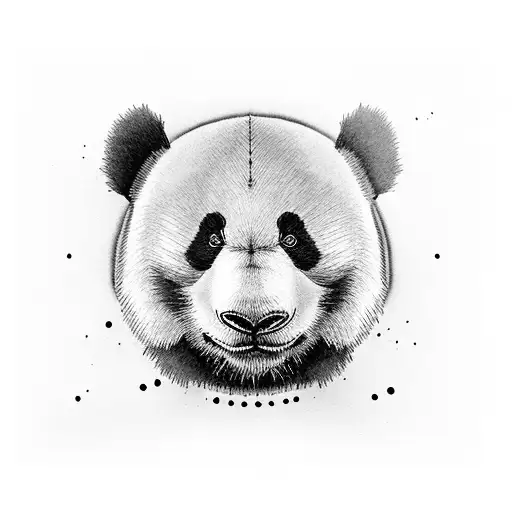 Panda Comiendo Bambu