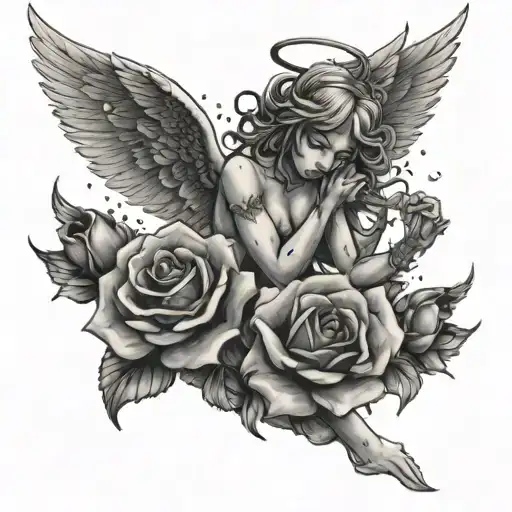 Anime Angel Fighting Roses