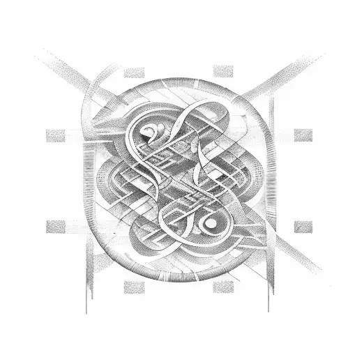 Music Notes In A Dna Strand