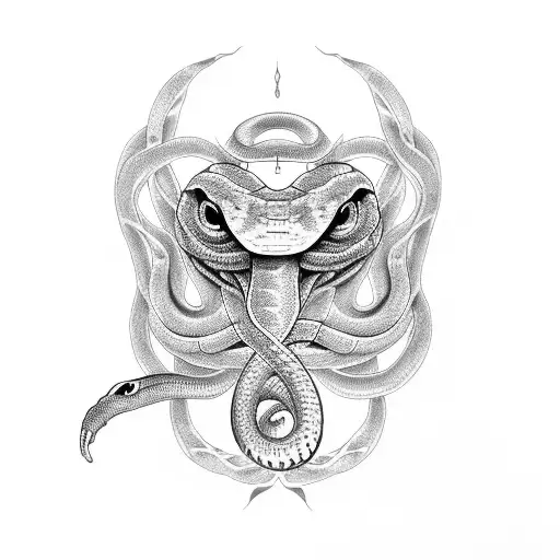 Snake And Repear Death