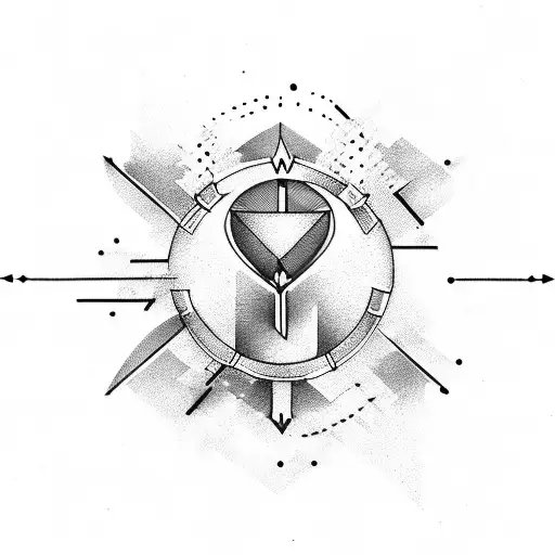 Morse Code Arrow With Heart