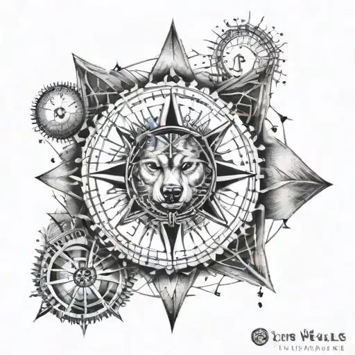 Lone Wolf And Compass