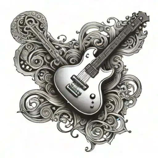 Broomstick With Guitar Fret Board