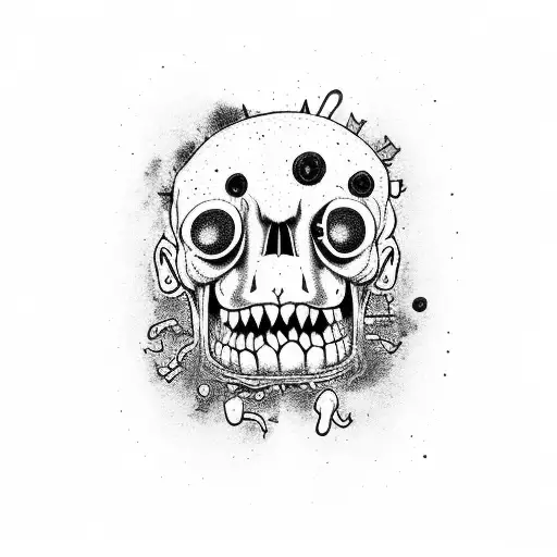 A Zombified Doctor Eating Vegan Brains And Holding A Gay Pride Flag