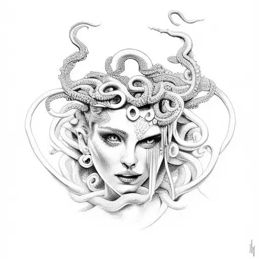 Full Body Medusa Goddess