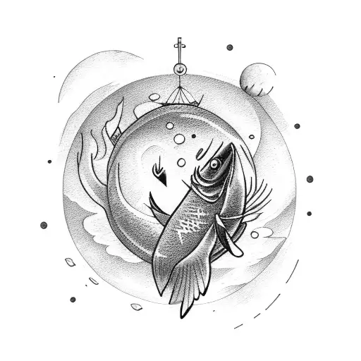 Fisherman Over The Moon