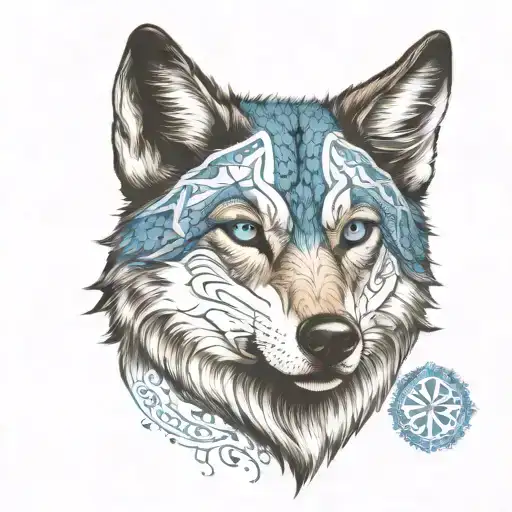 Wolf Blue Eyes