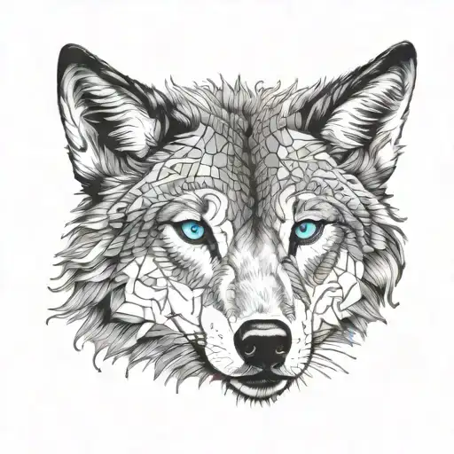 Wolf Blue Eyes