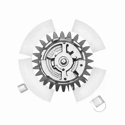 A Minimalist Coffee Grinder With Gears Made Of Computer Circuitry