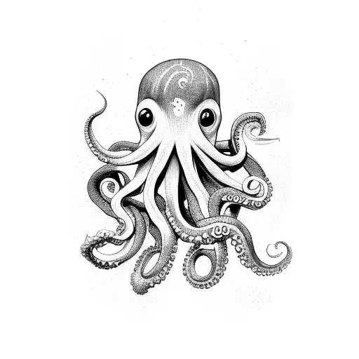 Octopus That Is Surfing