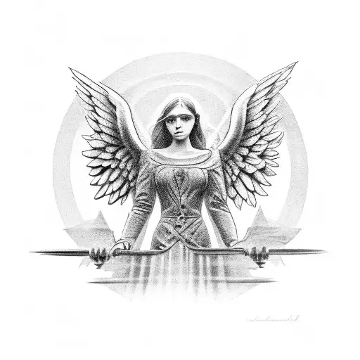 Angel On The Way To Castel Sant'angelo