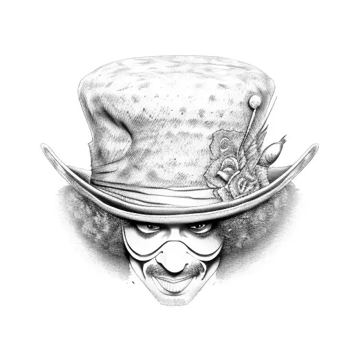 Slash Hat With Mad Hatter Card