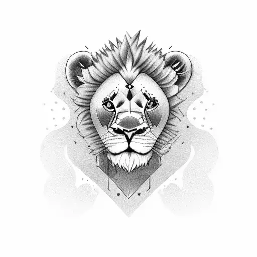 Baby Gangster With Lion