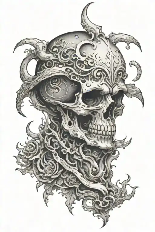 Skull And Demon