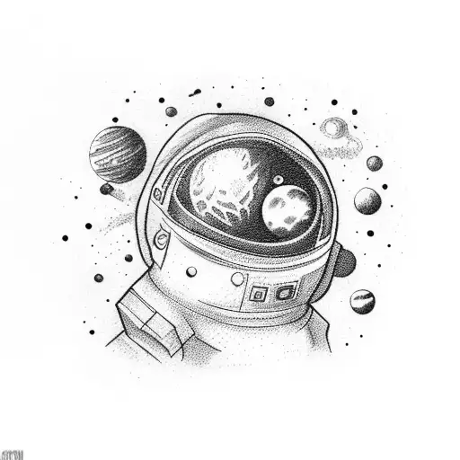 Space Theme With The Name Beckham
