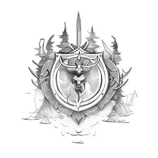 Viking Shield Forest