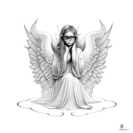 Angel With Glasses