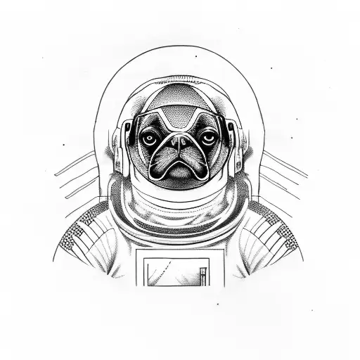 Astronaut Pug