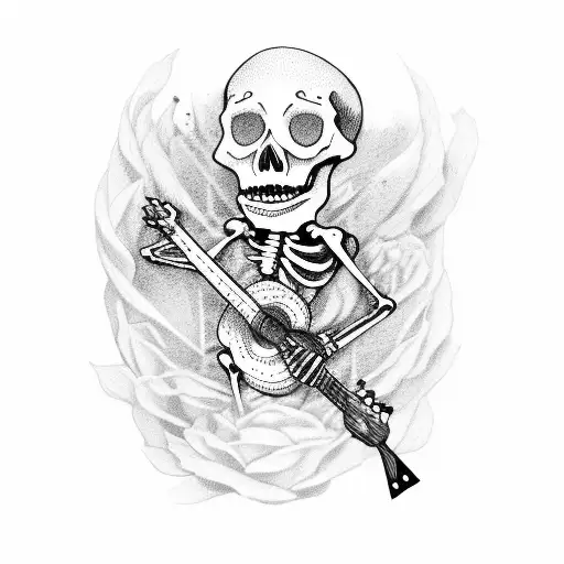 Skeleton Guitarist