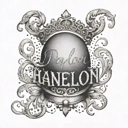 Dayelon Sincere Eggleston In Cursive Writing With A Small Crown