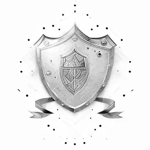 Shield With Lettering