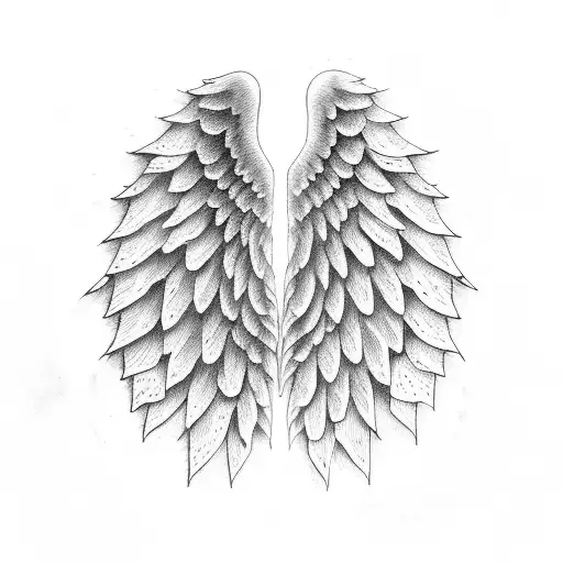 Angel Wing With 2006 Written