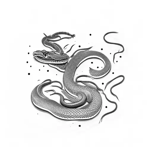 Samurai Wrestling A Snake