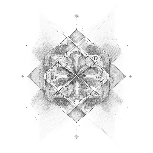 A Computer Cursor Surrounded By Various Abstract Shapes Symbolizing Fine Art