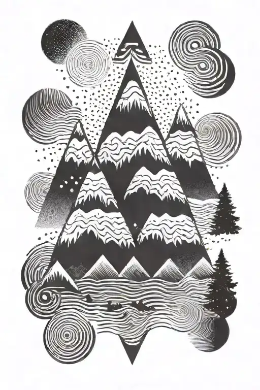 Twin Peaks Black Lodge Pattern