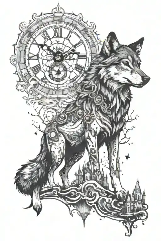 Wolf Rode And Clock Tower