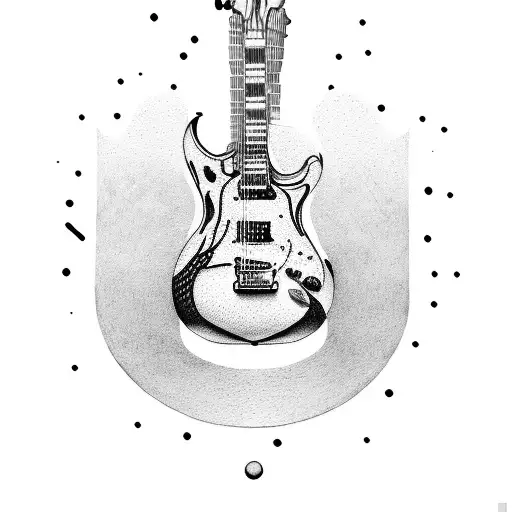 Guitar In Holycross Shape