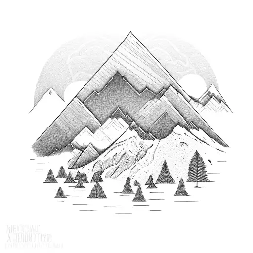 A Serene Mountain Landscape With A Winding River