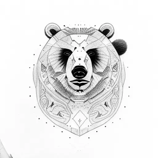 Realistic Fierce Bear