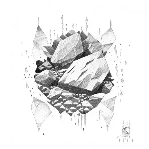 Water Cutting Through Rocks