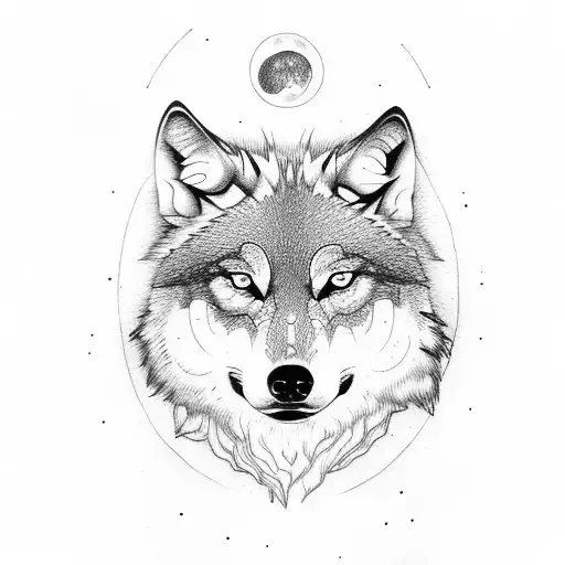 Wolf Whit Moon Of Bottom