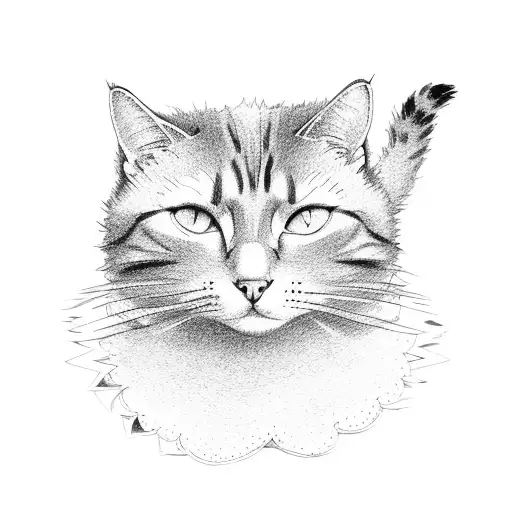 Cat On Top Of The Roof