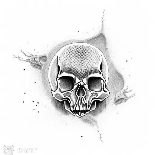 Skull Breaking Into Breek