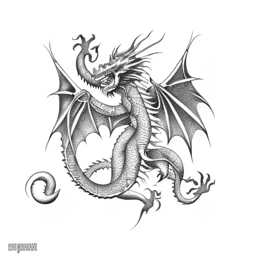 Barber Scissors Made Of Dragon