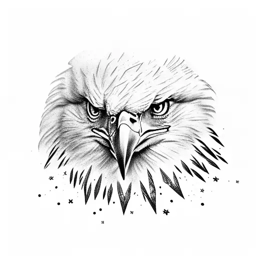Eagle With Stars