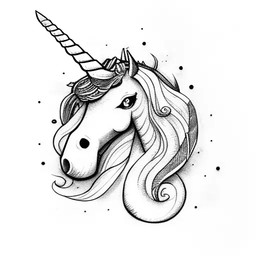 Unicorn With A Sword