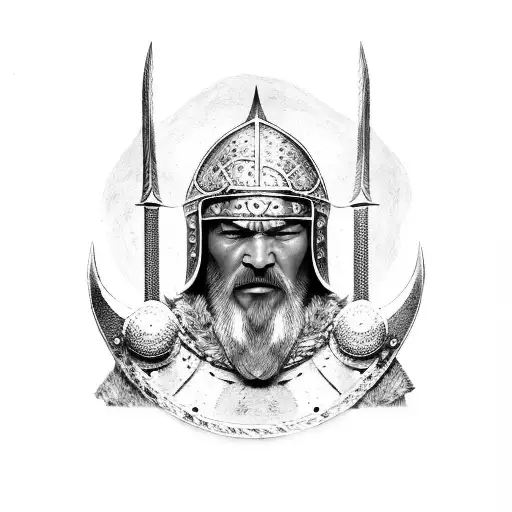 A Viking Warrior In World Of The Final Fantasy