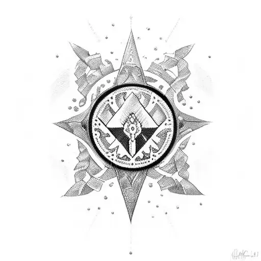 Ukrainian Vyshyvanka With Donetsk Symbol