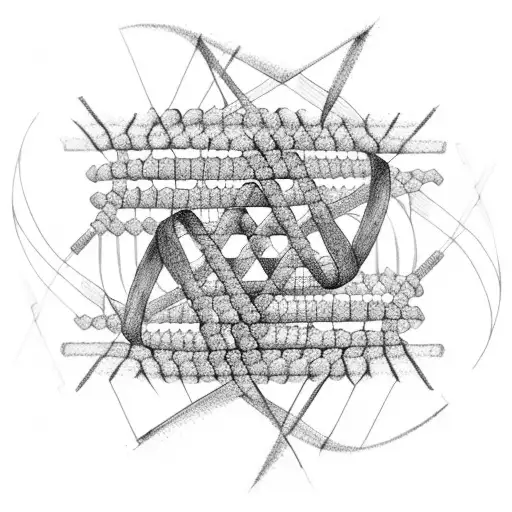 Piano Keys Double Helix Dna